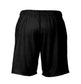 321 Sportswear Boys Black Printed Regular Fit Sports Shorts