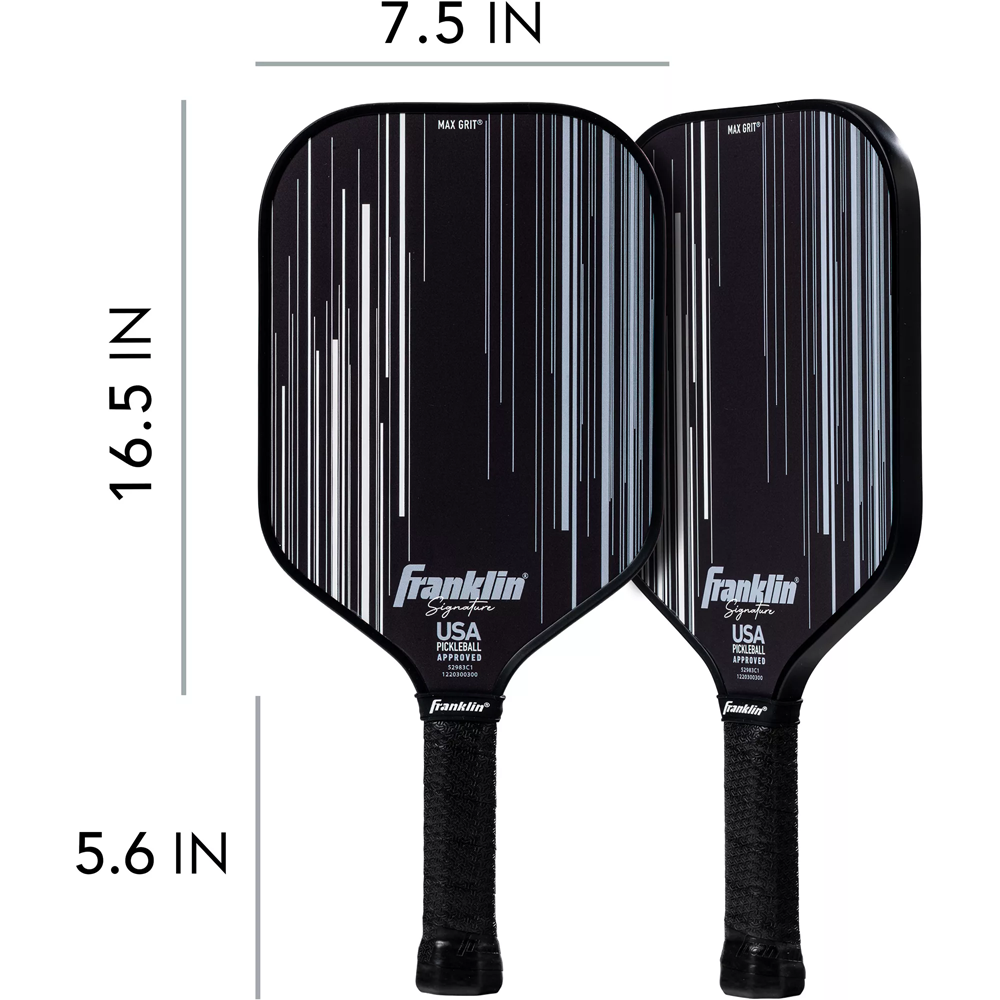 Franklin Signature Pro Pickleball Paddle Black  13 mm